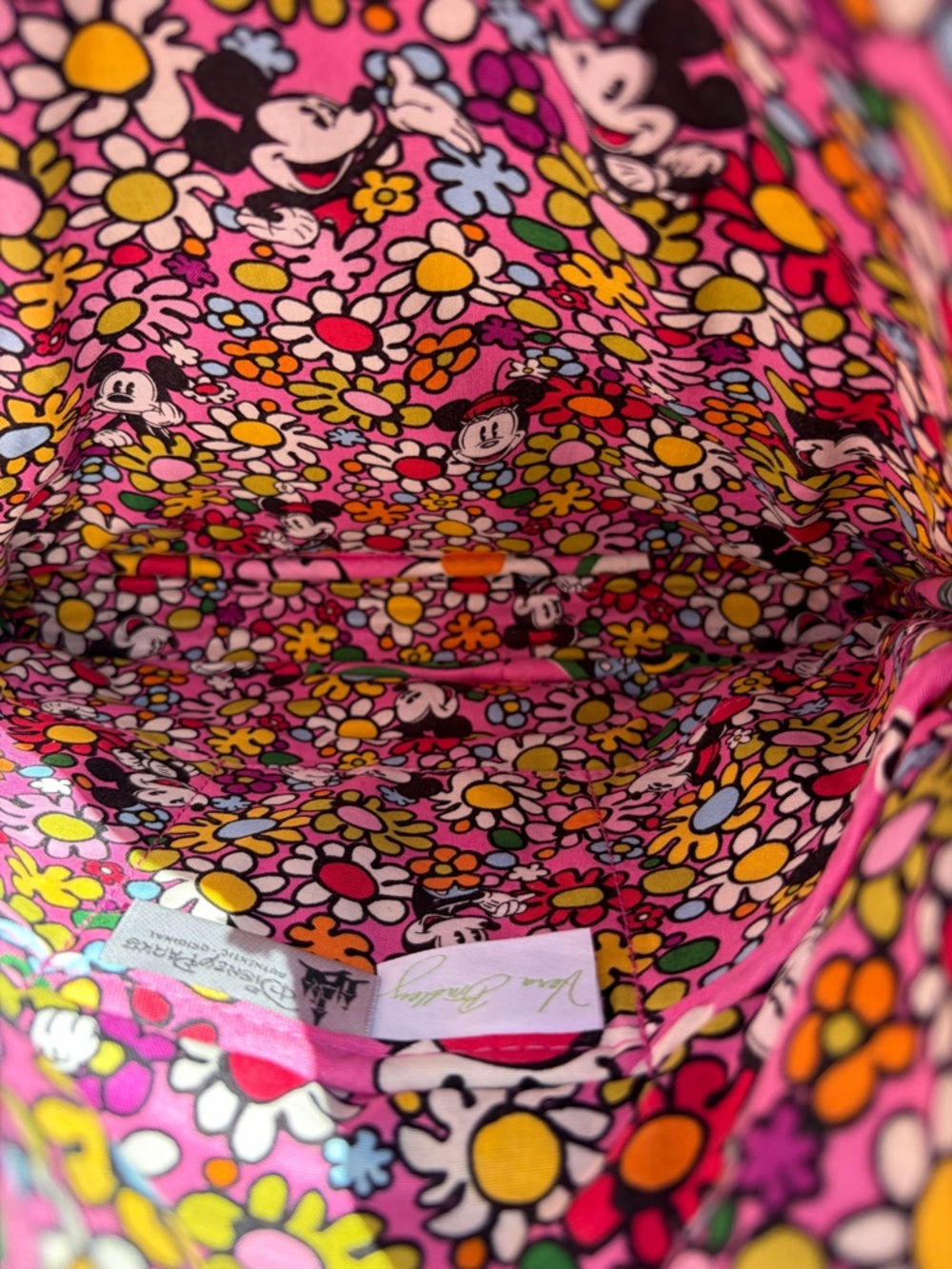 Disney Parks Vera Bradley Hipster Crossbody “Just Mousing Around” Like New - Picture 7 of 17